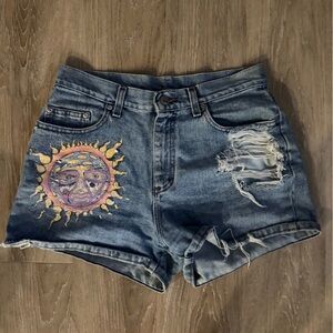 Sublime Vinyl Printed Denim Lee Shorts
